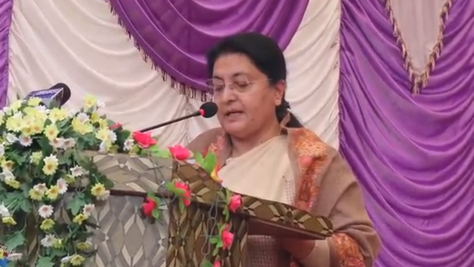 'नेपाल फर्मा एक्स्पो' उद्घाटन गर्न राष्ट्रपति भण्डारी चितवन जाँदै