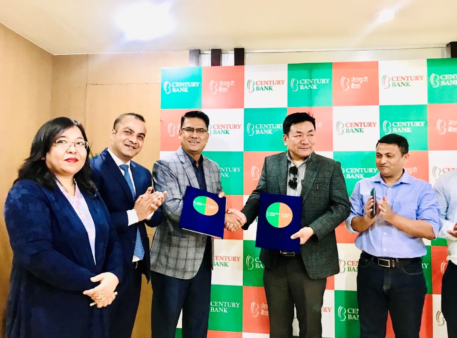 सेञ्चुरी बैंकद्धारा तल्लो चिरखुवा हाइड्रोलिक परियोजनाको फाइनान्सियल क्लोेजर सम्पन्न 