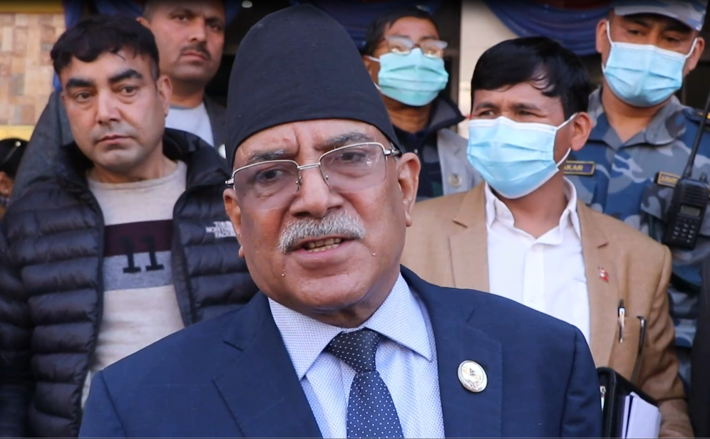 गठबन्धन टुटाउने र सरकार गिराउने षडयन्त्र भइरहेको छः प्रचण्ड