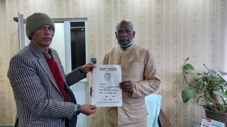 किसानलाई मल, बीउ तत्काल उपलब्ध गराउन कृषि केन्द्रीय संघको मन्त्रीलाई ध्यानाकर्षण