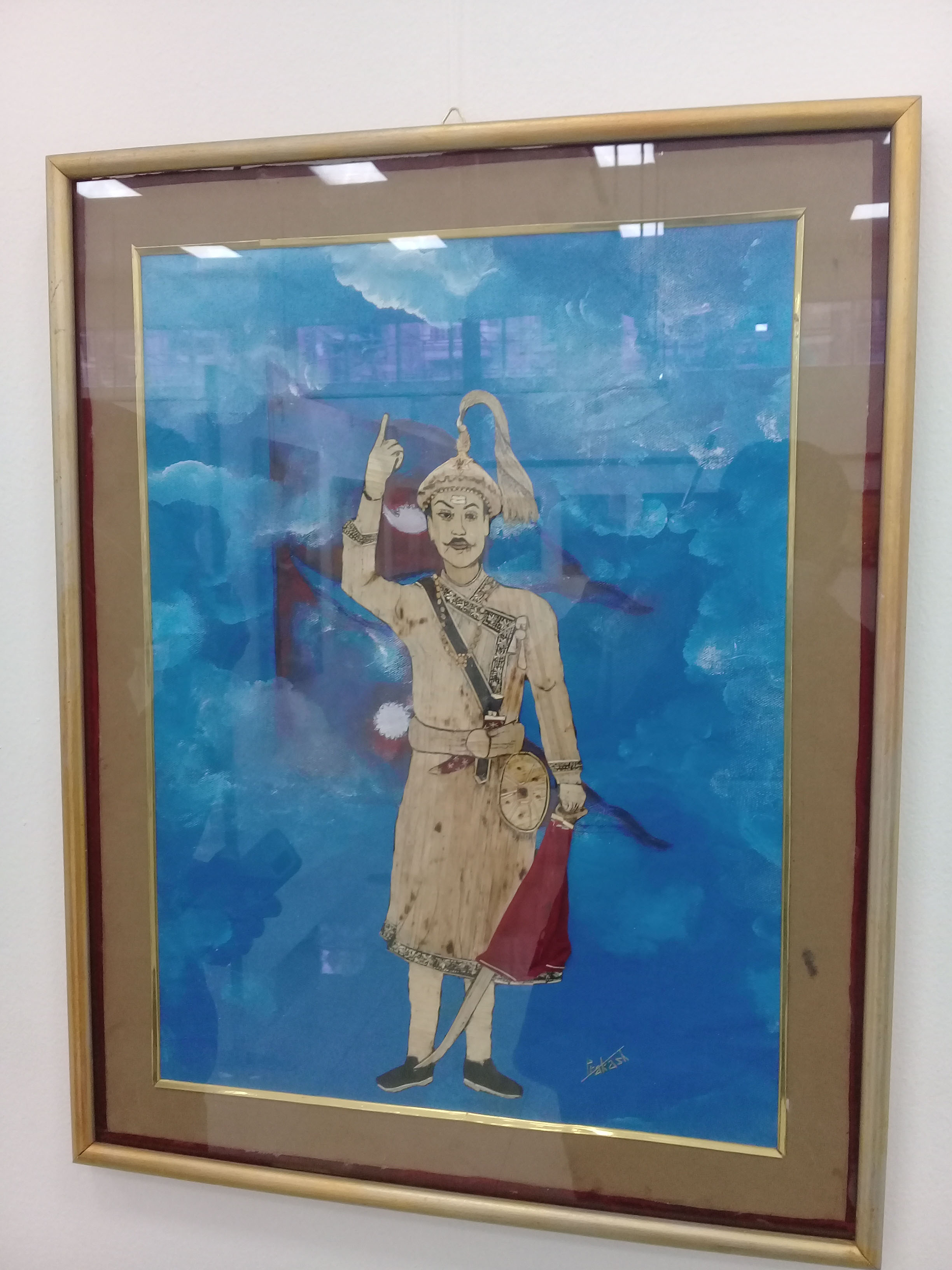 क्यान्भासमा 'छ्वालीकला' :  छ्वालीमा राष्ट्रनिर्माता