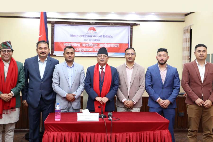 माथिल्लो माछाखोला आयोजनाको बिजुली राष्ट्रिय प्रसारण लाइनमा जोडियो, प्रधानमन्त्रीले गरे उद्घाटन 