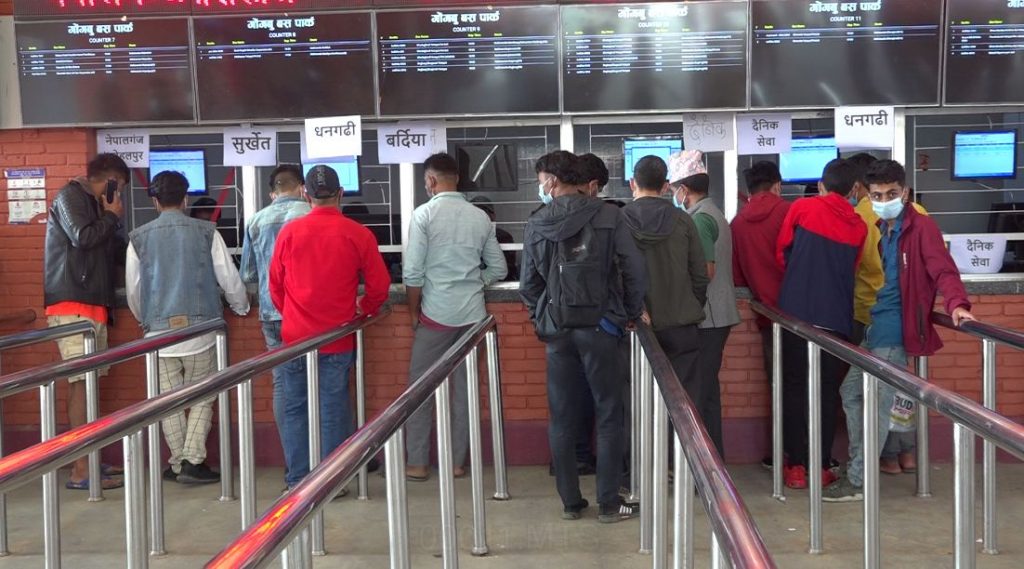 दसैँका लागि अग्रिम टिकट बुकिङ खुला, असोज १ गतेदेखि बुकिङ गर्न मिल्ने
