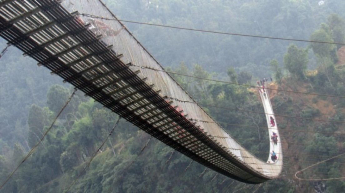 १ करोड १६ लाखमा निर्मित झोलुङ्गे पुल सञ्चालन