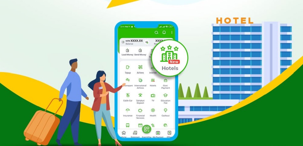 इसेवाले सुरु गर्यो होटलमा पनि सेवा, अब अनलाइनबाटै होटल बुक गर्न सकिने