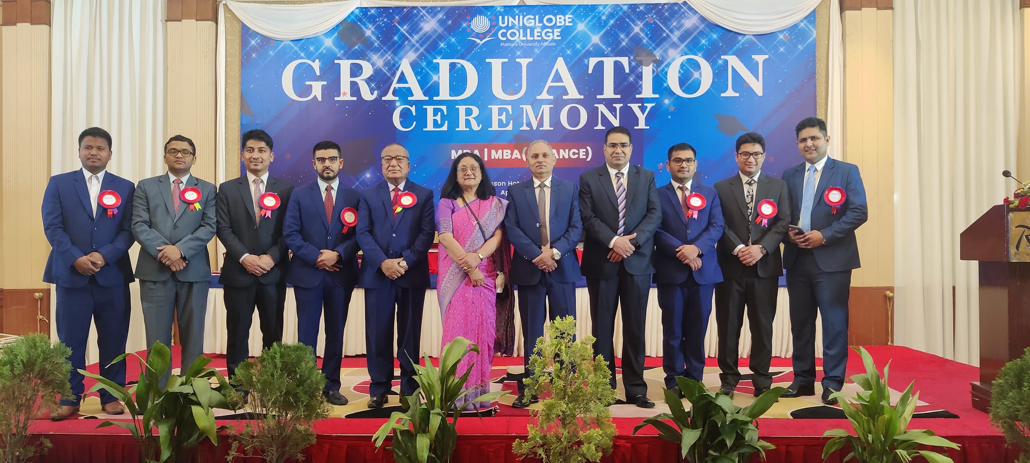 यूनिग्लोव कलेजको एम.वि.ए. ग्राजुएसन कार्यक्रम सम्पन्न