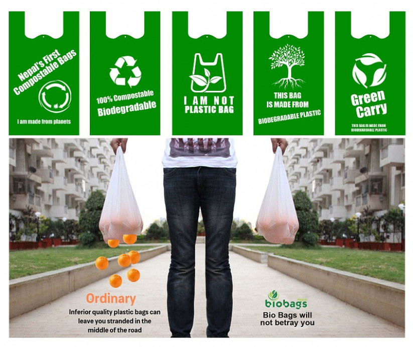 अब प्लास्टिकको झोलाको विकल्पमा बायोब्याग
