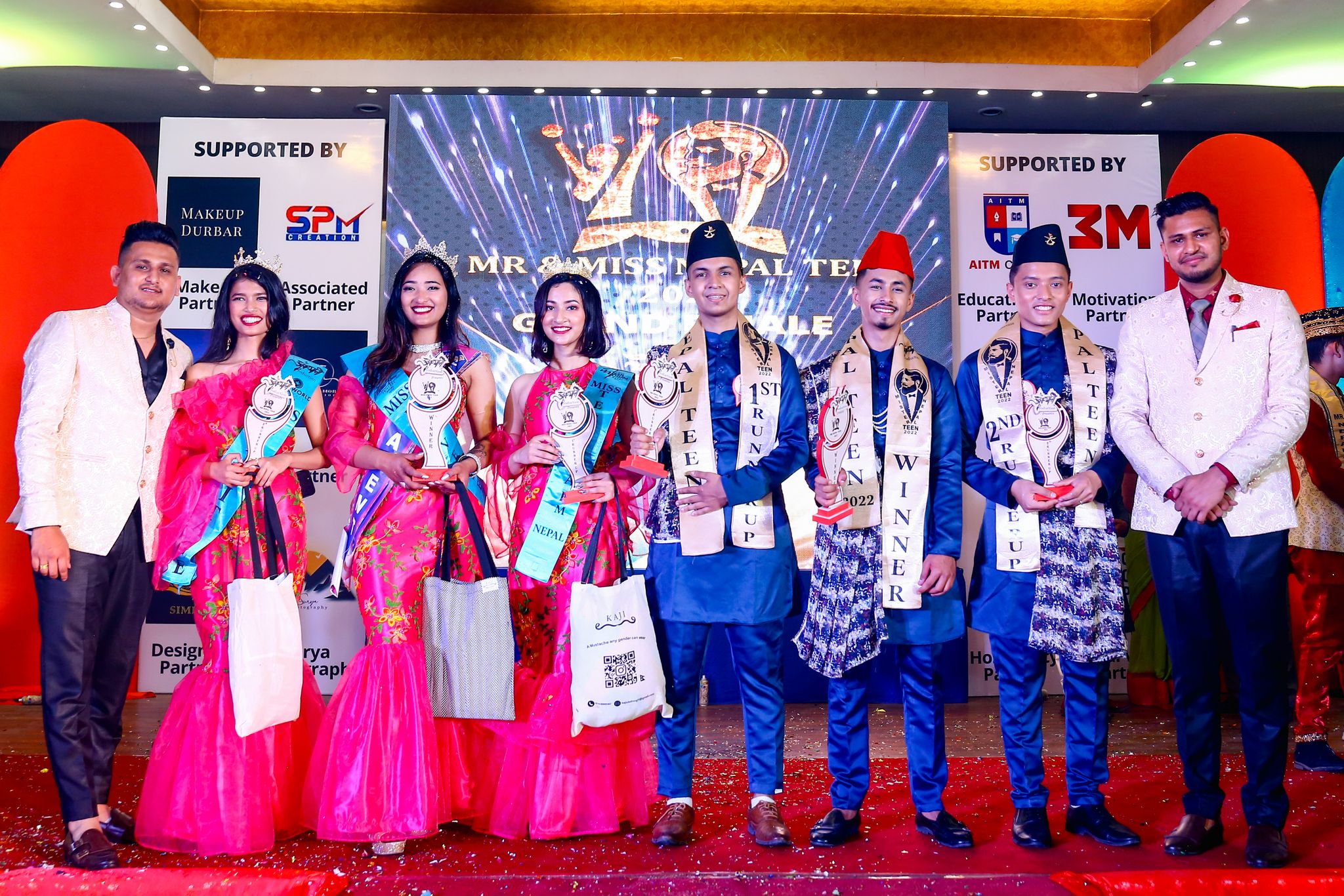 मन्दिप, प्रयास र निशानले हात पारे ‘मिस्टर नेपाल टिन २०२२’ को उपाधि 