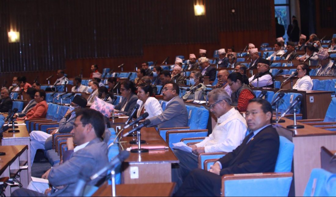 चार मन्त्रालयका खर्च कटौती गरी एक रूपैयाँ कायम गर्न एमाले सांसदहरुको प्रस्ताव 