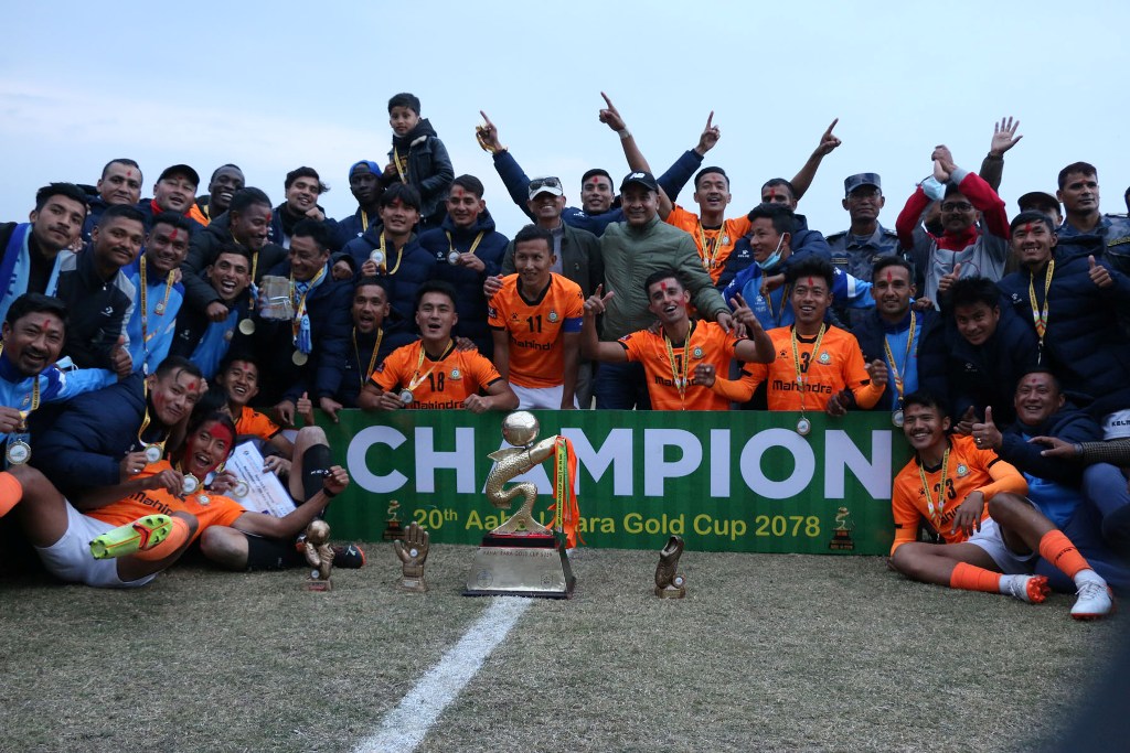 एपिएफले रच्यो इतिहास : पहिलो पटक आहा-रारा गोल्डकप उचाल्यो 