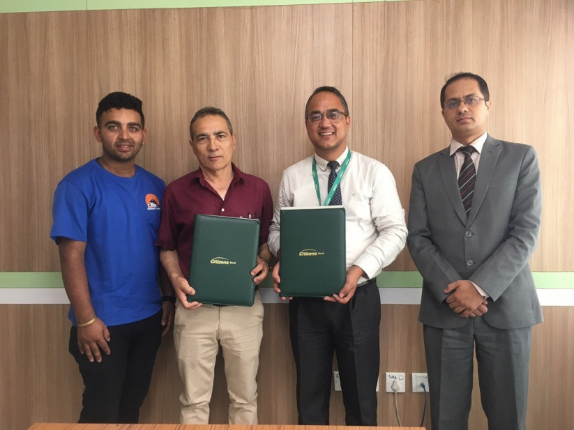 सिटिजन्स बैंक र होटल हिमालयन भिल्लाबीच ५० प्रतिशत सम्म छुट दिने सम्झौता
