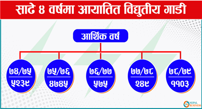 विद्युतीय सवारीमा बढ्दो आकर्षण, नीतिगत समस्या जस्ताको तस्तै