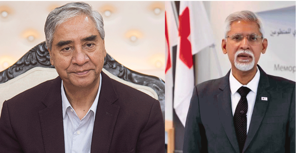 प्रधानमन्त्रीसँग आइएफआरसीका महासचिवको भेटवार्ता