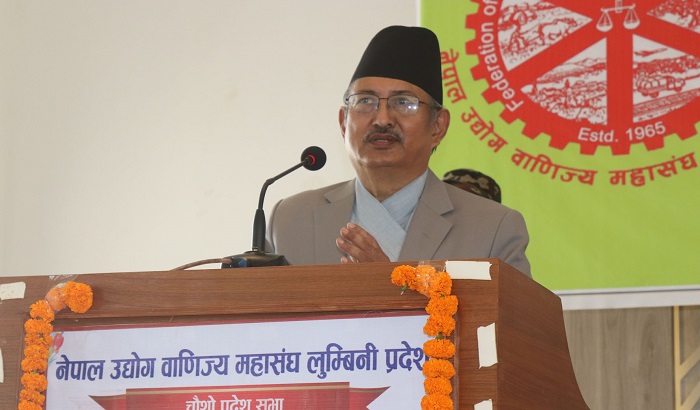 उद्योगी व्यवसायीहरुको समस्या सरकारले समाधान गर्छः गृहमन्त्री खाँण