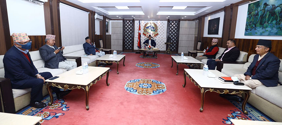 एमसीसीबारे छलफल गर्न कांग्रेस नेताहरु बालकोटमा