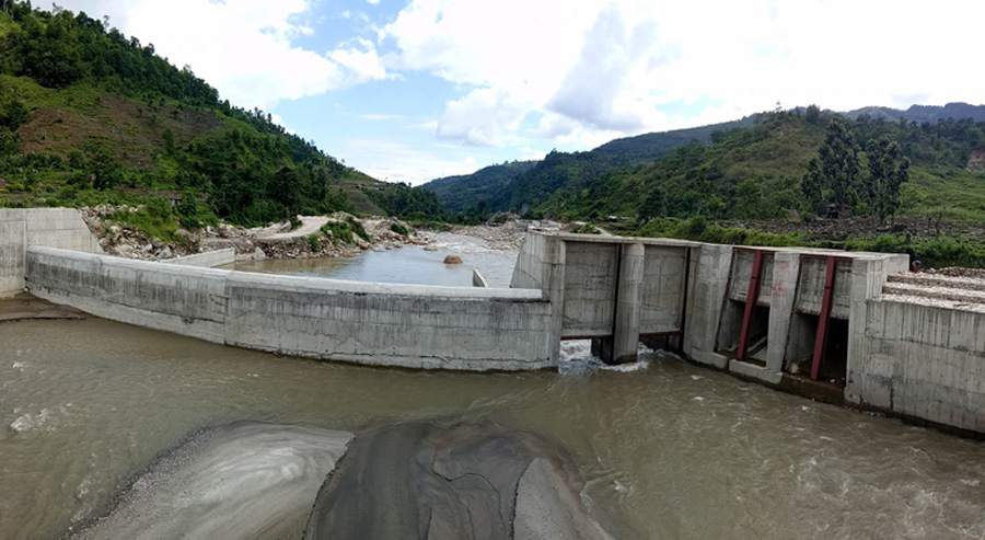 दोर्दीखोला आयोजनाको बिजुली उत्पादन परीक्षण 