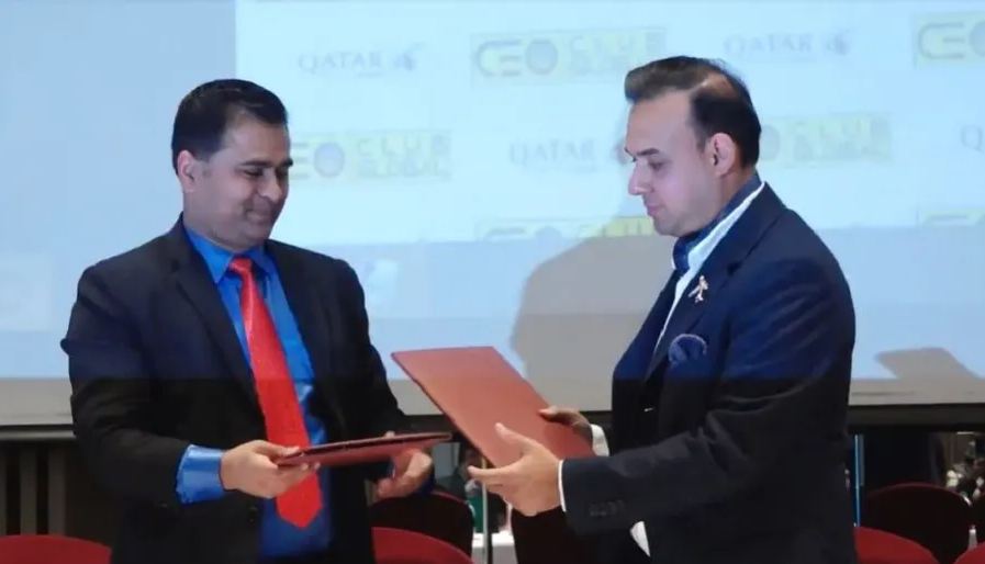 सिइओ क्लब ग्लोबल र कतार एयरवेजबीच सम्झौता