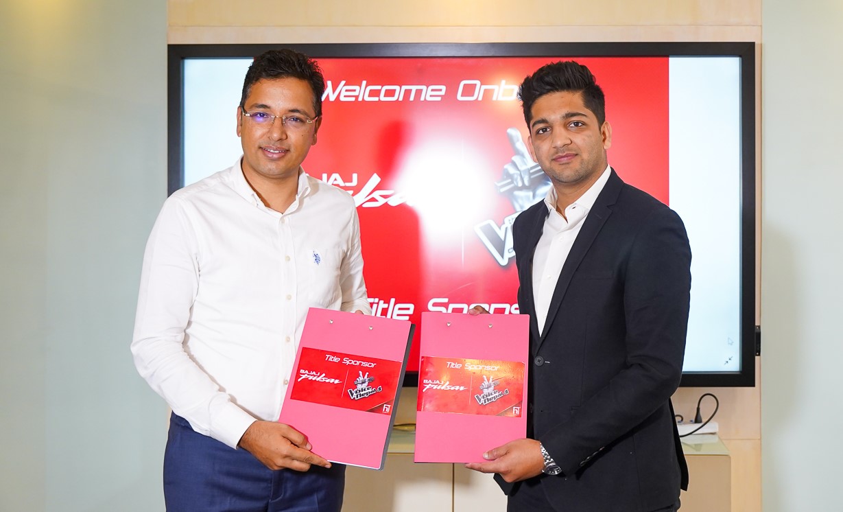 द भ्वाइस अफ नेपाल सिजन–४ को टाइटल स्पोन्सरमा बजाज पल्सर 