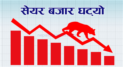 नयाँ वर्षको पहिलो सेयर कारोबार २९.६० अंकले घट्यो 