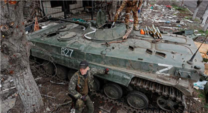 रुसी सेनाद्धारा घेराबन्दीमा परेका युक्रेनी सैनिकको उद्धार