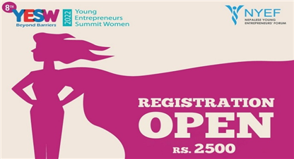 नेपाली युवा उद्यमी मञ्च (एनवाइइएफ) ले आठौं ‘महिला–युवा उद्यमी सम्मेलन २०२२’ आयोजना गर्दै 