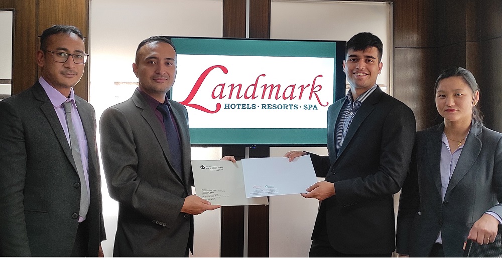  ल्याण्डमार्क होटलमा बैंक अफ काठमाण्डूका ग्राहकलाई १२.५ प्रतिशत विशेष छुट